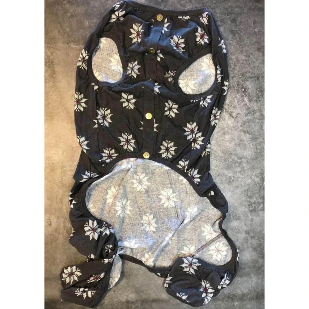 XL Dog‎ Pajamas Winter Snowflake Design for Large Dogs Big Dogs